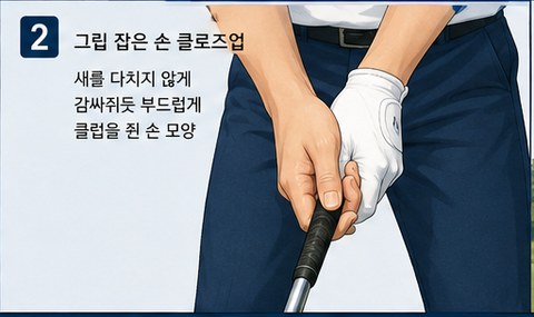 기본 자세와 그립 삽화 2